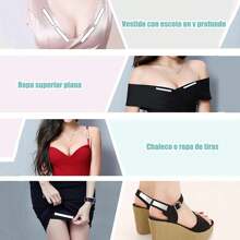 2 rollos de 5 metros Cinta Doble Cara para Ropa,+ 108 PCS Cinta adhesiva Transparente para prendas,Cinta Doble Cara para Piel y Cuerpo,Cinta Adhesiva Extra Fuerte Portátil con Cortador,Cinta doble cara para Telas,Vestidos,Lenceria - Multicolor - Ver 4