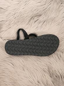 女士條紋布面楔形涼鞋,編織麻底,夏季假期風格