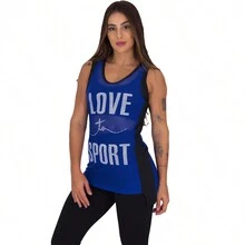 Click Mais Bonita Women Basic Tops - azul real - Ver 2