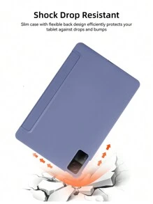 2023 保护壳适用于 SE 11 英寸新版 Redmi Pad 10.61 英寸三折 PU 皮革保护套 - 淺藍色 - 查看 7