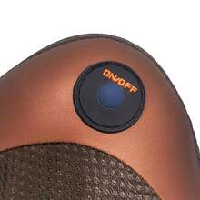 Almohada de Masaje Eléctrica, Masajeador de Cuello con Calor, Masajeador de Espalda Shiatsu de Amasado 3D con Calor y 8 Nodos Giratorios para Aliviar el Dolor Muscular de Amasado Profundo para Músculos de Cuerpo Completo - Marrón - Ver 7