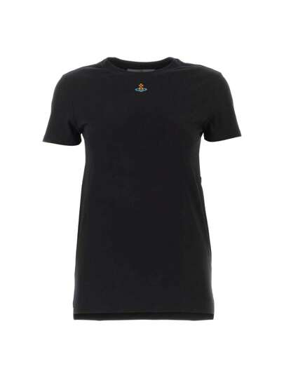 Tシャツ・カットソー VIVIENNE WESTWOOD Women Tunic Tops 1803002Q Y001A N402 Black Women's Designer T-shirts and Sweatshirts | Vivienne Westwood®