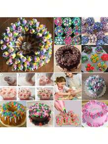 7pcs/set Russian Stainless Steel Pastry Tips Set For Diy Cake Decoration Baking Tools - Silver - View 8