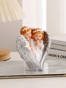 1 件裝樹脂創意祝福家庭雕塑家居別墅酒櫃裝飾 - 彩色 - 查看 2