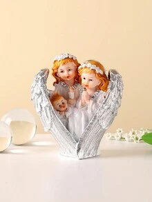 1 件裝樹脂創意祝福家庭雕塑家居別墅酒櫃裝飾 - 彩色 - 查看 1