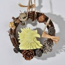 多款老鷹矽膠模具- Diy 模擬動物頭香薰蠟燭、石膏芳香石、環氧樹脂牆面裝飾模具 - 白色 - 查看 5