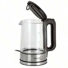 Tetera eléctrica de 1.7 litros con base independiente Timco - Negro - Ver 4