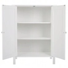 Storage Cabinets - White - View 2