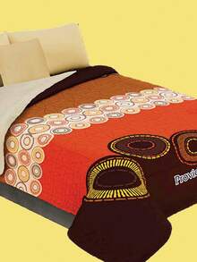 Cobertor de Borrega Infinito Naranja Calientito - Naranja - Ver 2