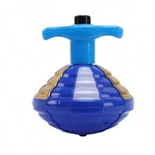 1pc Glow In The Dark Spinning Toy, Chinese Wall Gyro - Blue - View 3