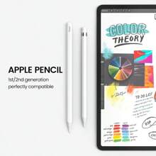 Pencil Tips Compatible With Apple Pencil Replacement Tips Digital Pens IPencil Nib Fine Point Precise Control Pen Nibs Compatible With Apple Pencil 1st/2nd Generation - White - View 3