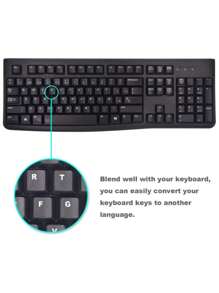 1 pieza Pegatinas para teclado en español para ordenador portátil, de escritorio y computadora - pegatinas españolas - Ver 7