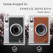 Mini Evo Case - PC  Protective Clear Camera Case - Mini EVO Hard Carrying Case Cover With Shoulder Strap