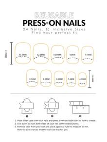 288入組啞面亞麻仁型仿真美甲指甲貼,12色實色假指甲,適用於美甲裝飾diy - 彩色 - 查看 4