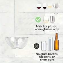 1 件浴室酒杯架,壁掛式無痕 - 白色 - 查看 5