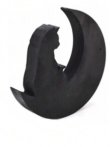 牆上水晶擱板可愛的木質擱板水晶展示組織掛浮擱架客廳裝飾禮物家庭牆上展示架 - 展示架-B - 查看 10