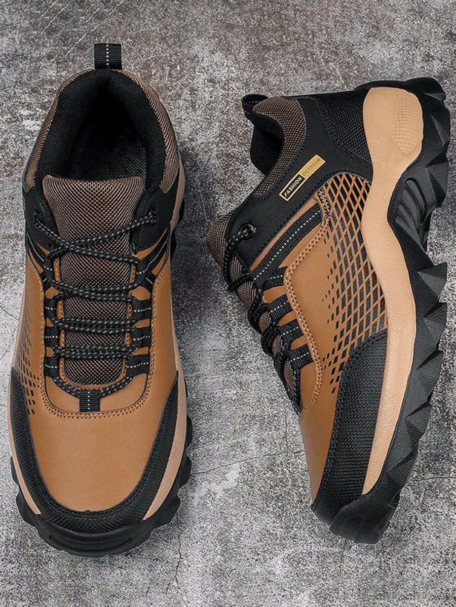 גברים חוץ מיקרופייבר טיול רגלי נעלי ספורט