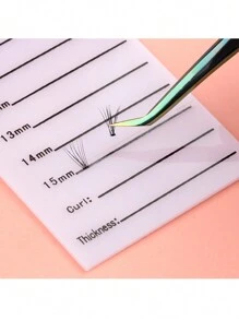 HMQ beauty 5層有刻度透明亞克力睫毛延長支架適用於簡單鞭打整理和收納 - 無色 - 查看 4