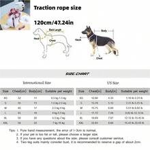 狗背帶和皮帶套裝透氣胸帶寵物背帶小型犬貓帶鈴小狗背帶背心狗配件 - 紅色 - 查看 7