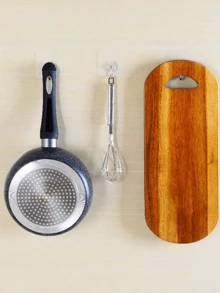 5入組透明自粘掛鉤,掛重物的牆掛,家用毛巾外套帽子鑰匙小物掛鉤,防水浴室廁所廚房客廳掛鉤