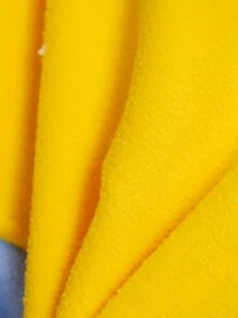 加厚絨毛外套適合幼童男孩,秋冬季節穿著 - 黃色 - 查看 6