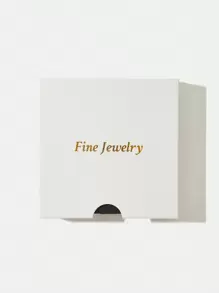 GAGAFEEL 一对925纯银优雅双层闪亮金色立方氧化锆耳钉，女士时尚耳钉，适合日常佩戴、派对配饰，精美礼品