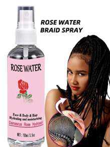 純天然大馬士革玫瑰花水噴霧,適用於頭髮、臉部和身體護理 - 粉色 - 查看 5