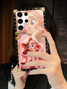 1 Ốp điện thoại hình chữ nhật chống sốc in hình nhân vật hoạt hình dễ thương tương thích với iPhone 7P/8Plus/16/16PLUS/16PRO/16PROMAX/XR/XSMAX/11/11Pro/11ProMax/12/12Pro/12ProMax/13/13Pro/13ProMax/14/14Pro/14Plus/14ProMax/15/15Pro/15Plus/15ProMax và Samsung Galaxy Z Flip3/Z Flip4 /S24FE/S23 FE/S20+/S20U/S21U/S22U/S23U/S24 Ultra 5G/Note20 Ultra/Note10+/A04E/A05/A12/A13 4G/A14/A15/A22/A23/A24/A25/A32/A33/A34/A52/A53/A54/A55/A72/A73 5G/OPPO A38/A18/A78 5G/A98/A79 5G/Realme C53/C55/Redmi Note12 Pro+ 5G/Note13 Y36 5G - Hồng - Xem 7