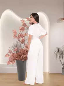 Women Jumpsuits - White - View 2