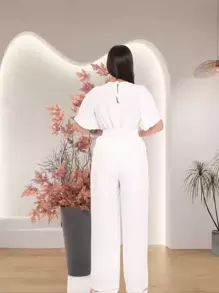 Women Jumpsuits - White - View 3