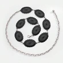 歐美時尚黑色腰鏈