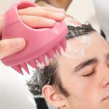 2pcs Hair Care Tool Set, Including 300ml Continuous Spray Bottle, Scalp Cleaning Brush, Handheld Scalp Massager & Comb - Two-piece set (frosted gradient powder) - View 7