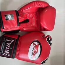 2023 年鷹眼拳擊手套 Pu 皮革 Mma Sanda 泰拳訓練護手透氣拳擊手套 8 盎司 10 盎司 12 盎司 14 盎司 16 盎司,3 種顏色可選 - 紅色 - 查看 4