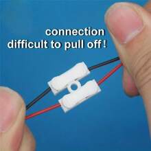 20个快速连接端子，按压式连接器，2端口阻燃LED灯连接器 - 白色 - 查看 4