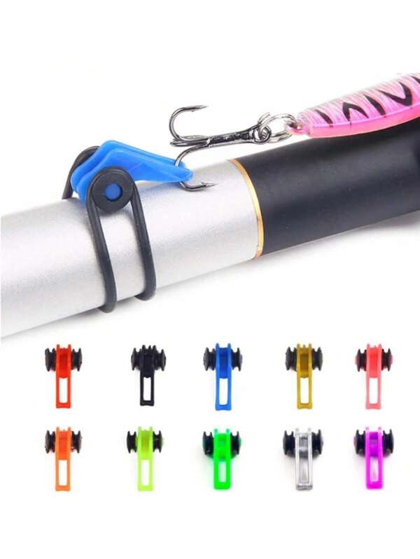 10pcs/pack Plastic Fishing Hook Safety Keeper Holder For Bait