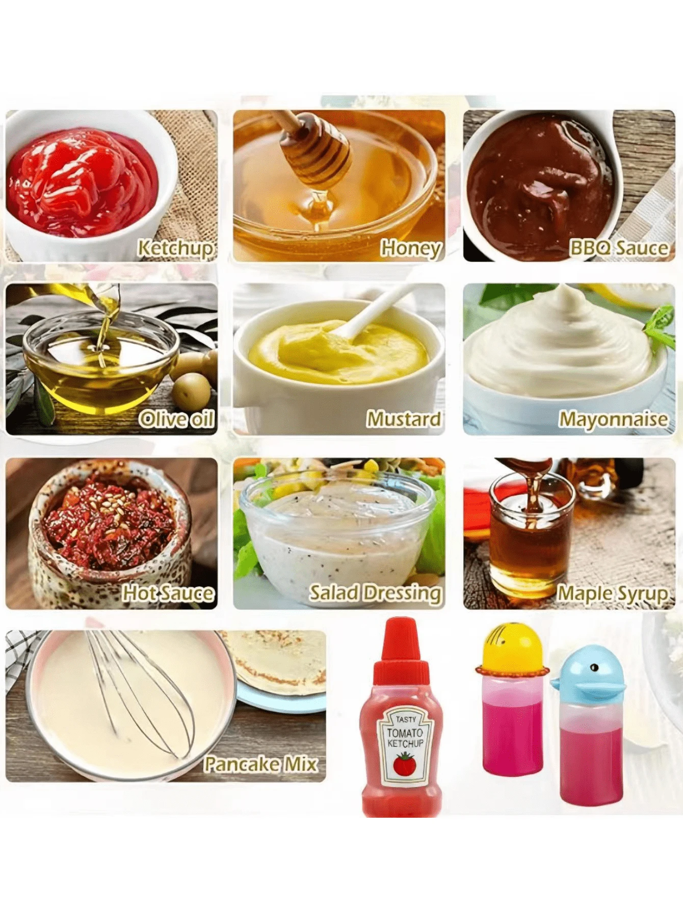 45pcs/Set, Cutlery Set, Including Food Bars, Mini Flavorings, Dessert