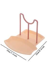 鍋蓋架、廚房用具架、檯面烹飪湯匙架、接水盤、創意家居收納架 - 粉色 - 查看 2