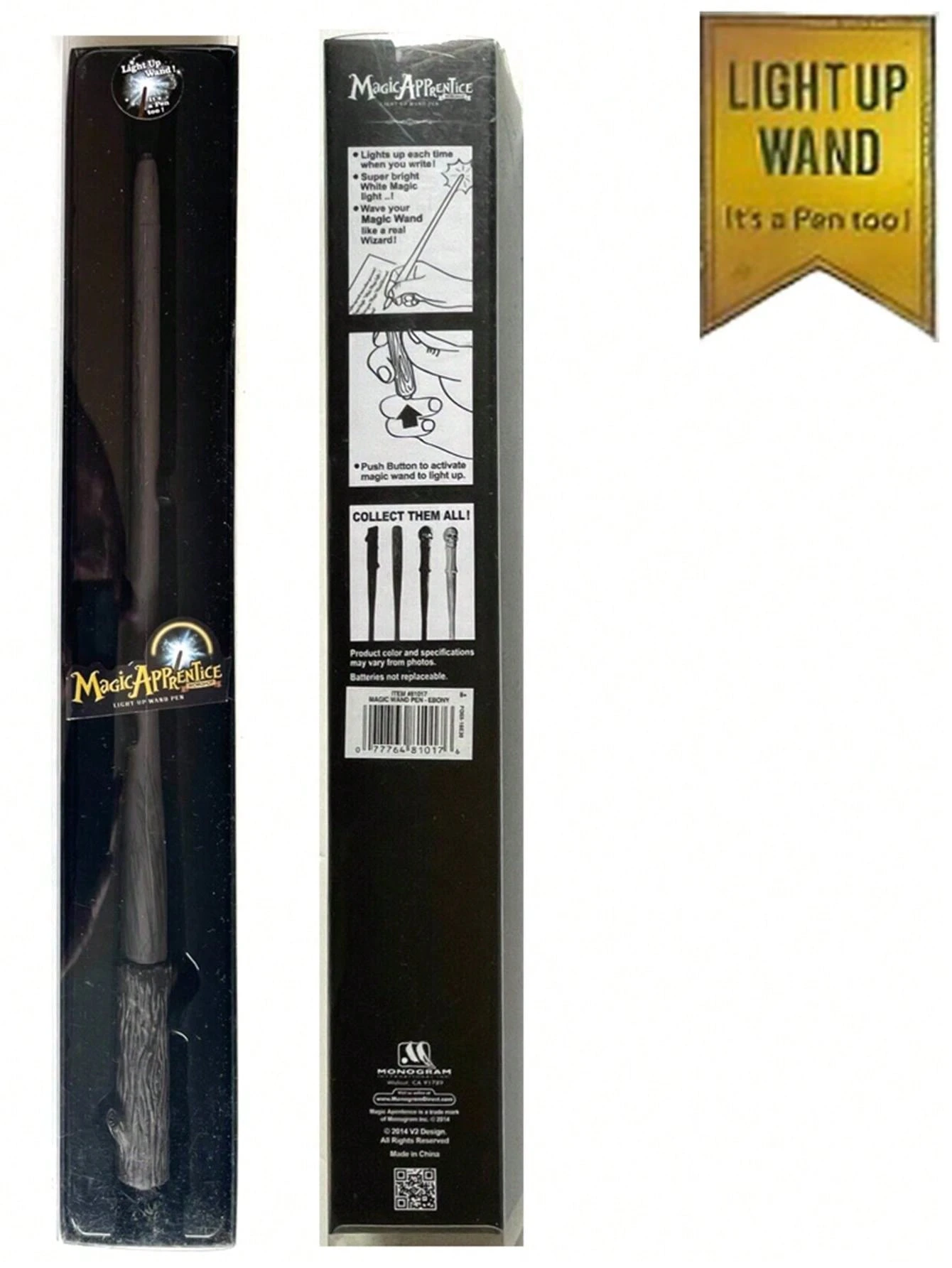 Officially Licensed Magic Apprentice Wizard Sorcerer's Light Up Pen