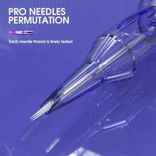 Mast Pro Tattoo Cartridges 20Pcs Disposable Needles Round Liner (0801RL) - Purple - View 7