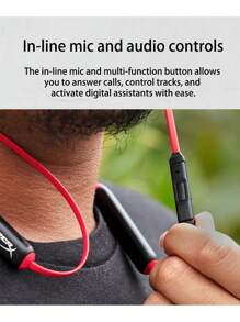 HyperX HyperX Cloud Buds Bluetooth Kabellose Kopfhörer, Qualcomm AptX HD, 10 Stunden Akkulaufzeit, 14mm Treiber, Mikrofon, Audiosteuerung