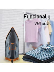 Plancha Taurus Penélope Plancha Antiadherente Con Vapor - Naranja - Ver 5