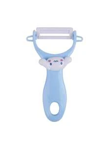 2 PZ Pelador de frutas de cerámica con pegatinas de dibujos animados. - Multicolor - Ver 5