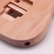 inspireguitar 龍血樹木紋電吉他琴體套裝配上霧面鏡面完成,適合diy - 原木顏色 - 查看 7