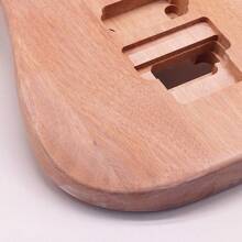 inspireguitar 龍血樹木紋電吉他琴體套裝配上霧面鏡面完成,適合diy - 原木顏色 - 查看 8