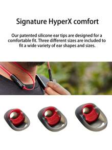 HyperX HyperX Cloud Buds Bluetooth Kabellose Kopfhörer, Qualcomm AptX HD, 10 Stunden Akkulaufzeit, 14mm Treiber, Mikrofon, Audiosteuerung
