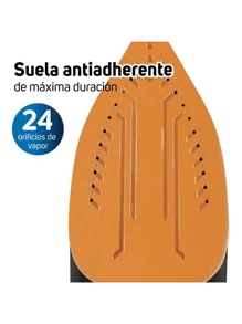 Plancha Taurus Penélope Plancha Antiadherente Con Vapor - Naranja - Ver 3