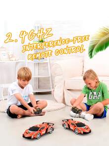 Remote Control Cars - Orange - View 3