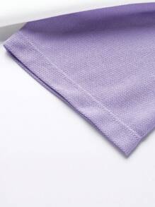 Annil Boys' Summer Loose Relaxed Polo Short Sleeve T-Shirt - Purple - View 4