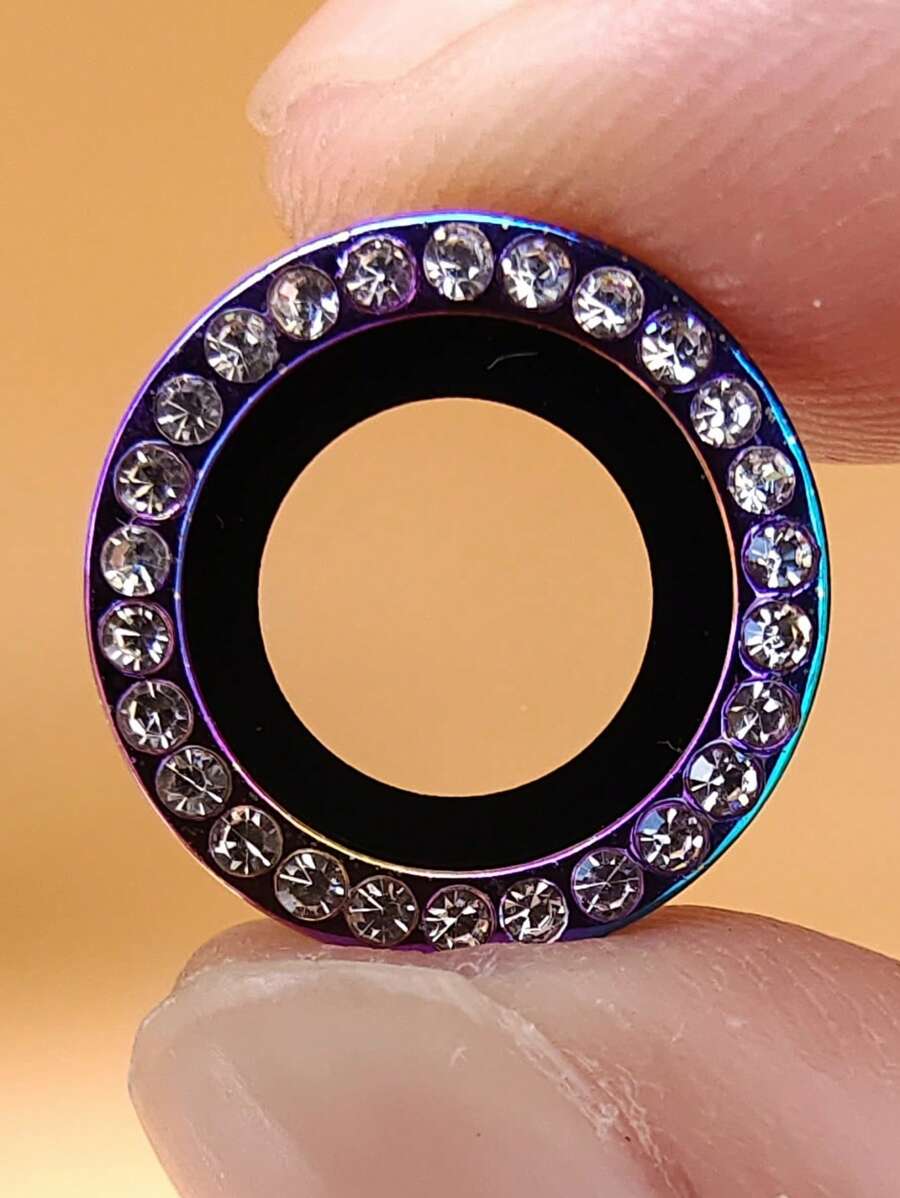 2pcs Sparkling Eagle Eye Shaped Camera Lens Protector Film Compatible With Apple IPhone 11-15 Series, Anti-Scratch & Shockproof