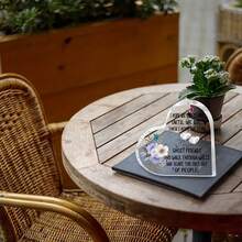 1 Pc Acrylic  Gifts For Friends Dear Friends Symbolic Friendship For Dining Table Bookshelf Living Room Decoration 4 X 4 Inch / 10 X 10 Cm - HOPE - View 3